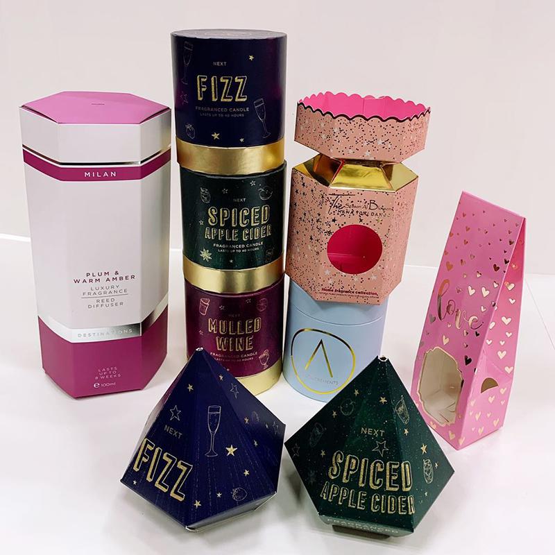 紫金化妆品包装盒、异形包装盒、异形礼盒、异形纸盒定制印刷